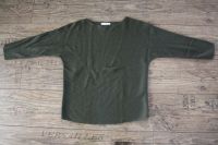 Khaki Fledermaus Pulli Sweatpulli Sweatpullover Strickpulli S 36 Brandenburg - Neuenhagen Vorschau