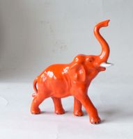 60er Jahre kleiner oranger Porzellan Elefant Porzellanelefant 9cm Bayern - Bad Königshofen Vorschau