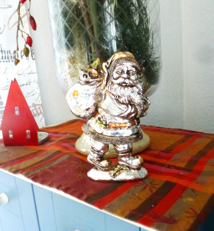 Weihnachtsmann silber- gold- und kupferfarben in 3 D-Optik! in Löhne