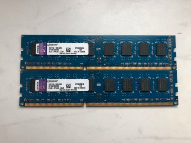 2x Kingston 4GB KTH9600B/4G PC Arbeitsspeicher low profile in Am Großen Bruch