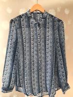 Mango Chiffonbluse transparent blau weiß Gr 38 Bayern - Lindau Vorschau