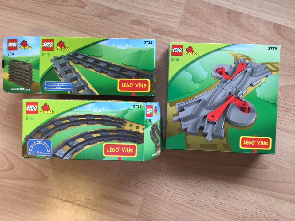 Lego Duplo Eisenbahn Super Set 5609 mit 3774, 3775, 2735 und 2735 in Steinhagen