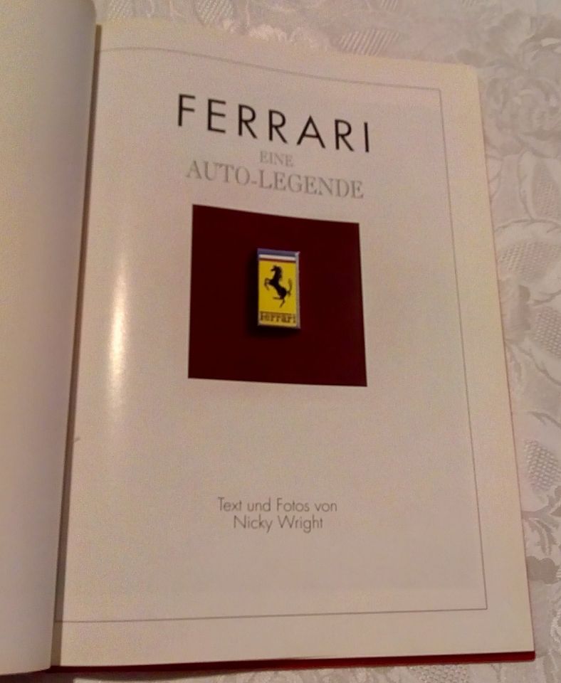 Ferrari Auto-Legende Bildband Fotobuch in Berlin