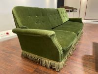 Vintage Stoffsofa grün - 3er Sofa - 60er Jahre Wandsbek - Hamburg Eilbek Vorschau