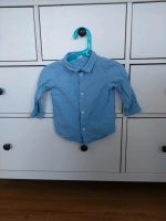 blaues Hemd 80 Hochzeit Babyhemd schick Bayern - Eußenheim Vorschau