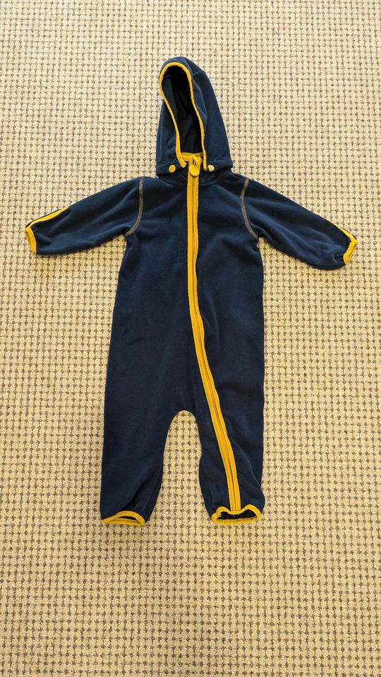 Fleece Overall / Fleece Anzug/ Tchibo / dunkelblau/ 68 -74 in Berlin