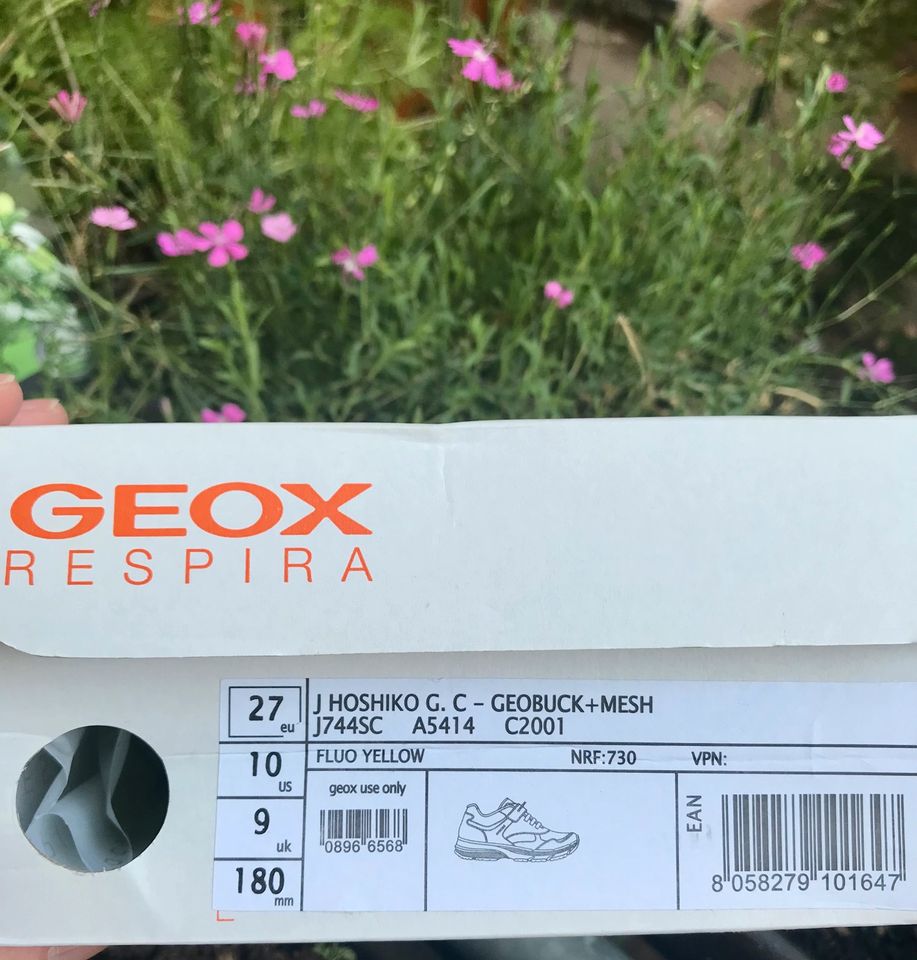 ➽ GEOX RESPIRA ☀️ Kinder Sneaker ☀️ Halbschuhe NEON GELB ☀️ 27 in Berlin