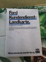 Ford Kundendienstlandkarte von 1980 alt selten Niedersachsen - Springe Vorschau