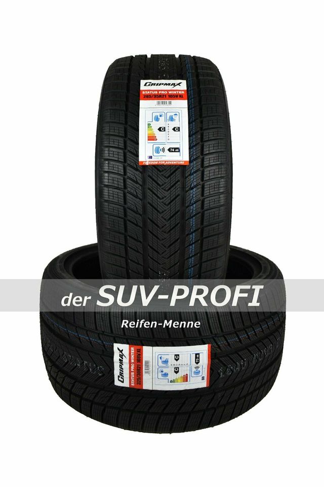 4x Winterreifen M+S 285/35 R21 + 325/30 R21 GRIPMAX BMW X5 X6 in Olpe