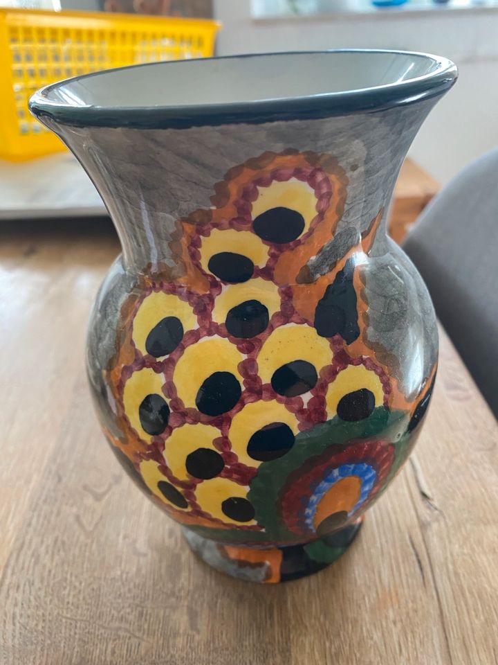 Vase Schramberg Gobelin 3 handgemalt in Bitburg