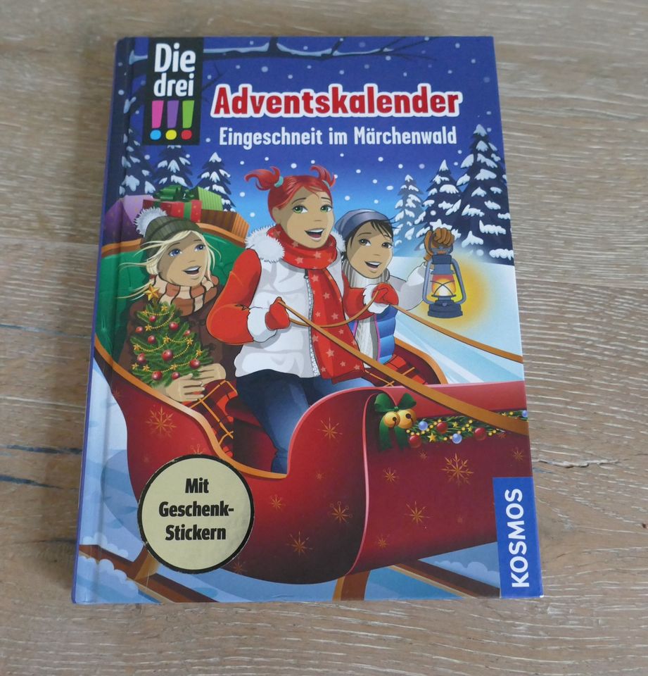 Kinder Buch Die drei!!! Adventskalender Eingeschneit im Märchenwa in Gießen