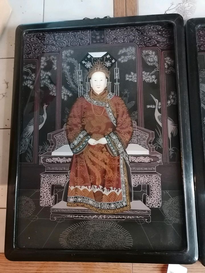 Wandbild Chinesische Königin und König in Einbeck