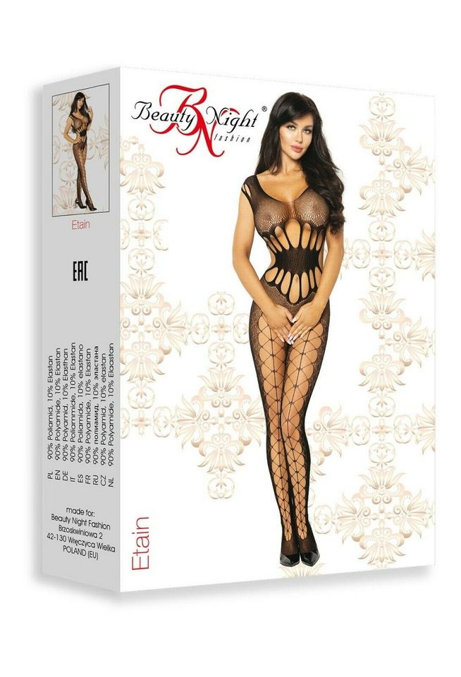 Sexy Body Bodystocking Nylon Einteiler Reizwäsche Dessous S M L in Frankfurt am Main