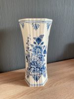 Vase Delfts blau Porzellan handgemalt Niedersachsen - Brake (Unterweser) Vorschau