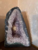 Amethyst Druse 31cm mit Achatrand, Mineralien Konvolut Edelsteine Hessen - Michelstadt Vorschau