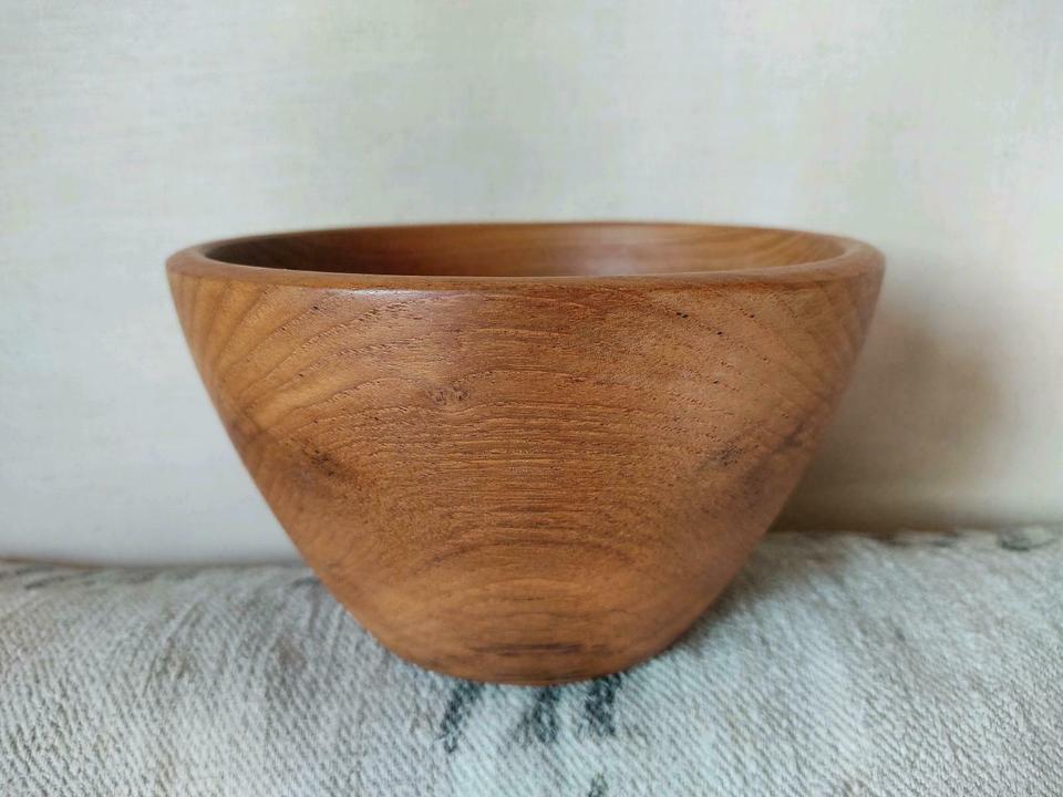 Teak Schale Schüssel Vintage mid century Holz 50er 60er 70er in Groß-Gerau