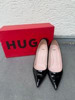 Schwarze hohe Lack Schuhe von Hugo Größe 39 Stuttgart - Stuttgart-West Vorschau