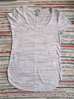 Weiß meliertes H&M Basic T-Shirt Hessen - Hüttenberg Vorschau