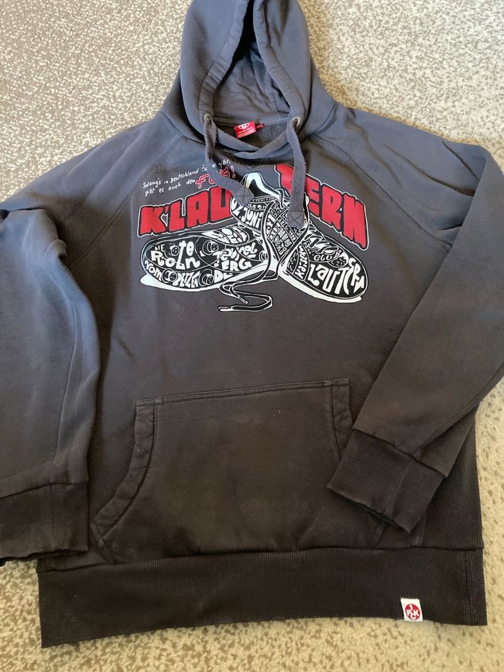 Hoodie FCK Kapuzenpullover L Kaiserslautern guter Zustand in Lasel