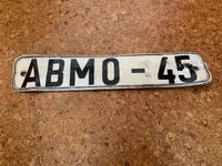 Vintage DDR Kennzeichen Nummernschild AB original 80er Bayern - Marktheidenfeld Vorschau