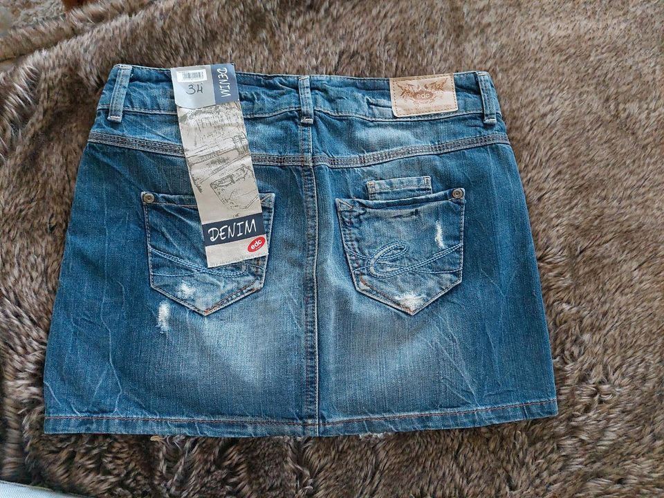 Edc by Esprit Jeans Minirock Rock Denim Destroyed kein Diesel in Berlin