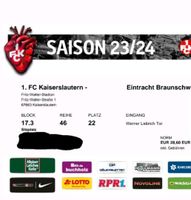 Auswärtsticket Eintracht Braunschweig in Kaiserlautern 19.05. Niedersachsen - Braunschweig Vorschau