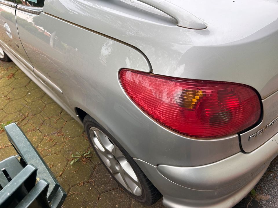 Peugeot 206 cc Cabrio silber in Rheda-Wiedenbrück