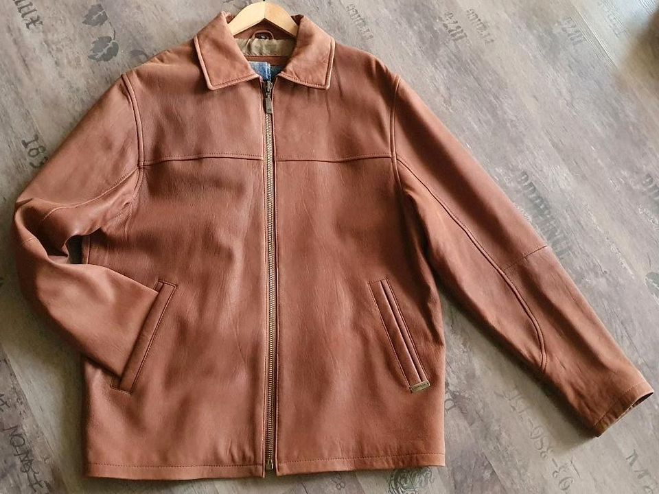 Camel active Lederjacke braun Gr. 50 in Arnsberg