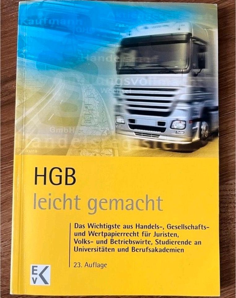Buch HGB leicht gemacht 23. Auflage in Putbus