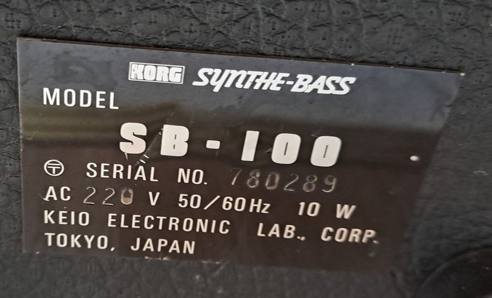 KORG "Synthe-bass" SB-100 in Saarlouis