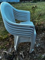 Weiße Garten Stühle aus Plastik 6 Stück Niedersachsen - Goslar Vorschau
