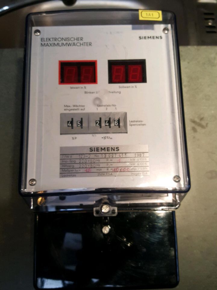 SIEMENS 7 FW6 Elektronischer Maximumwächter gebraucht in Herten