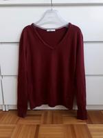 Dünner Pullover von edc Esprit, bordeaux rot V-Ausschnitt Düsseldorf - Pempelfort Vorschau
