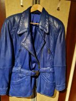 Lederjacke Gr. 42 royalblau Bayern - Unterhaching Vorschau