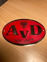 AVD Auto Plakette rot Gold wie ADAC Oldtimer/ Youngtimer Baden-Württemberg - Freiburg im Breisgau Vorschau