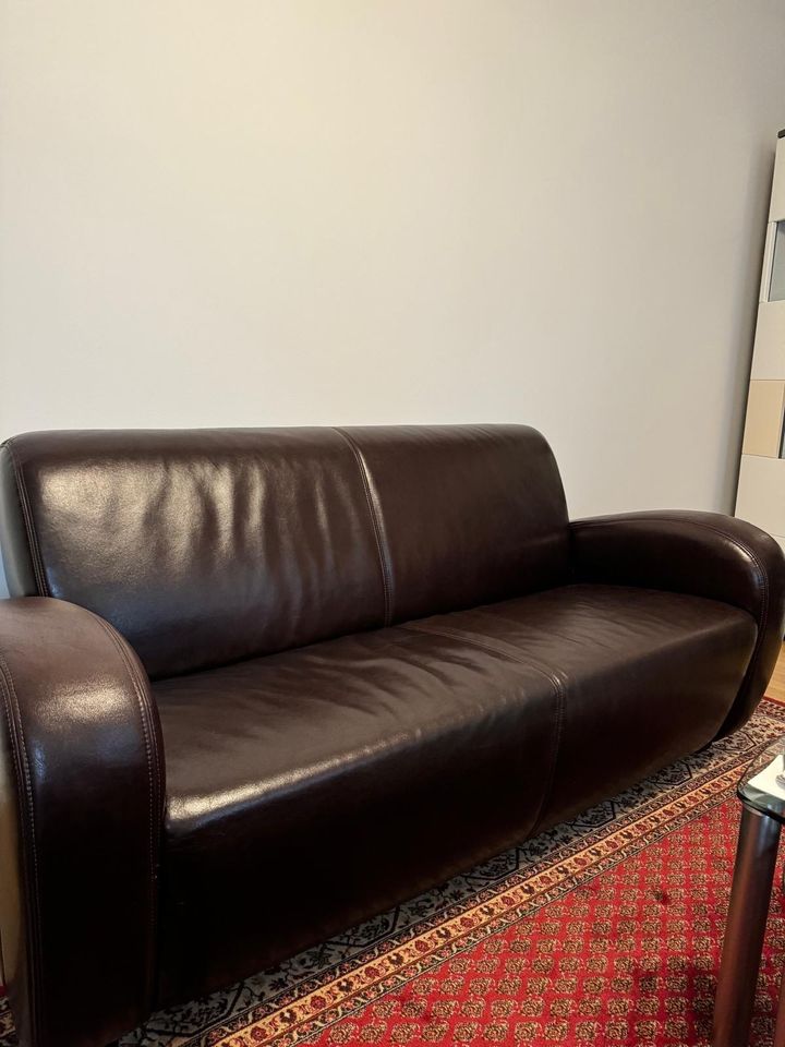 3 Teile Hochwertige Couch / Sofa / Ledersofa / Ledercouch in Berlin