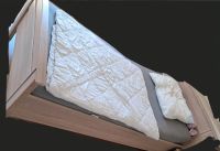 Komfortbett mit Lattenrost 1mx2m höhenverstellbar Sonoma Eiche Bayern - Sparneck Vorschau