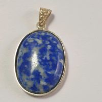 Echter Vintage Lapislazuli Anhänger ( 835 Silber ) 19 x 37 mm Nordrhein-Westfalen - Recklinghausen Vorschau