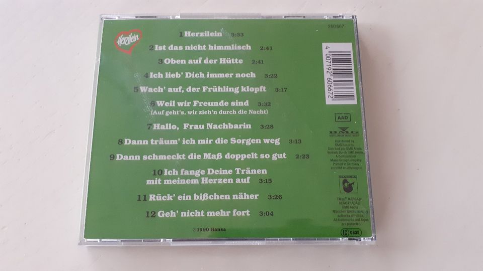 Die Wildecker Herzbuben - Herzilein CD in Frielendorf