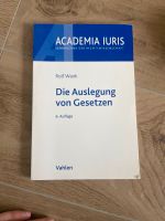Die Auslegung von Gesetzen (6. Aufl.) Düsseldorf - Bilk Vorschau