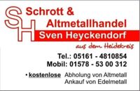 Kostenlose Abholung von Schrott und Altmetall Niedersachsen - Walsrode Vorschau