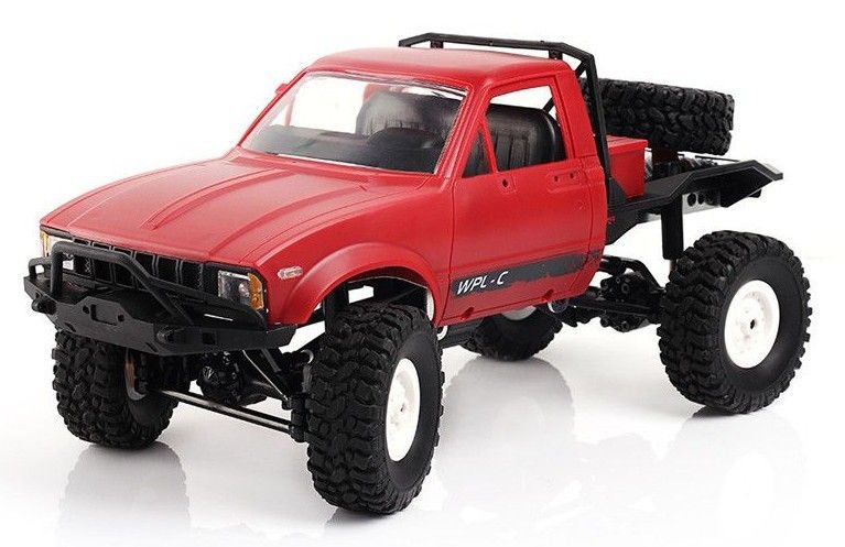 Toyota Hilux Jeep 1:16 Rot 4WD 4x4 2.4GHz RC Rally Truck OVP NEU in Cottbus