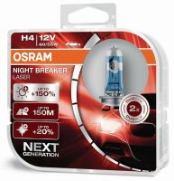 OSRAM H4 Night-Breaker, +150% mehr Licht, Duo-Box (2 Stück) Hessen - Lohfelden Vorschau