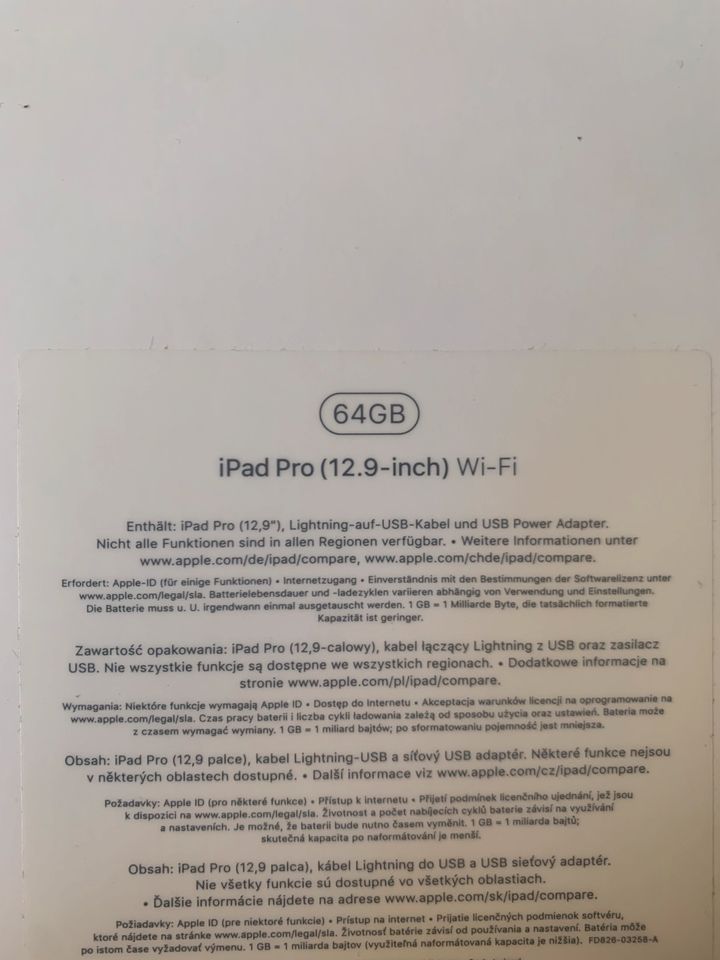 iPad Pro 12,9 2 Generation 2017 64GB WIFI in Berlin