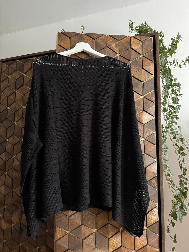 monari Cape Poncho Pullover Überwurf 38 40 42 Strass 150€ in Langenbach