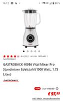 Gastroback Standmixer Mixer top Zustand! Schleswig-Holstein - Norderstedt Vorschau