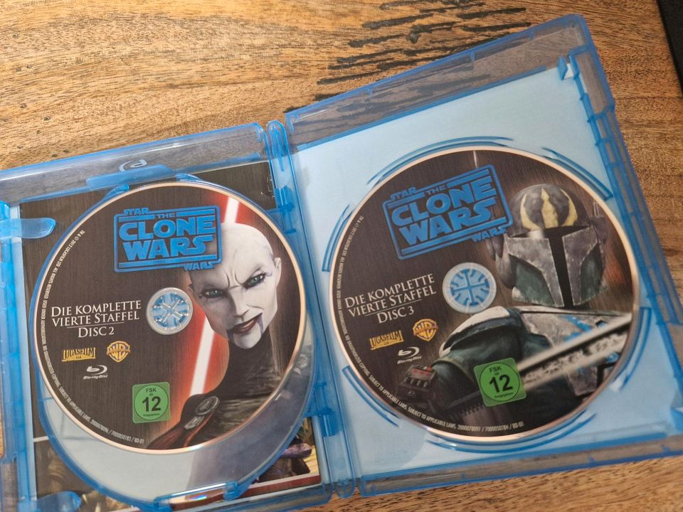 Star Wars The Clone Wars Die komplette vierte Staffel Blu-Ray in Bochum