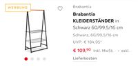 Brabantia KLEIDERSTÄNDER Garderobe in schwarz NP 110€ Niedersachsen - Vienenburg Vorschau