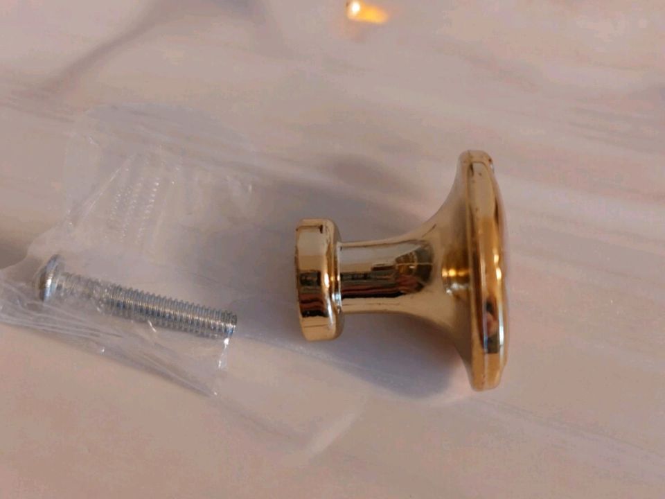 10x Knöpfe für Schubladen Griffe Rosa Gold Für DIY Projekte in Kleve