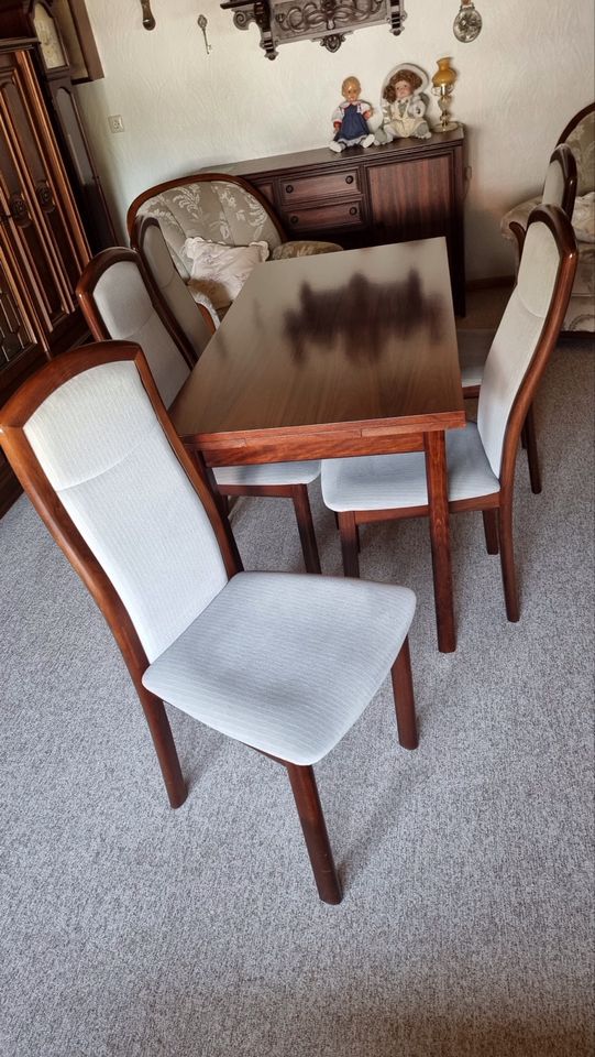 Tisch mit 6 Stühlen in Bad Münder am Deister